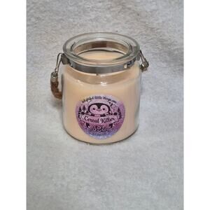 Cereal Killer Wood Wick Candle | Fruit Loops Scent | Rustic Jute Handle Jar